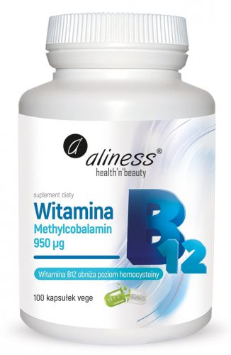 Witamina B12 Metylokobalamina 950ug x 100kaps