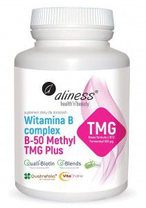Witamina B complex B-50 Methyl TMG PLUS 100 kaps