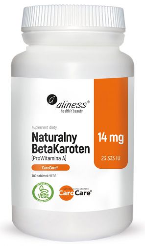 Beta Karoten Naturalny 14mg x 100 tab