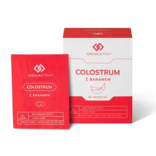 Colostrum SIARA Colostrigen 500mg 30sasz ODPORNOŚĆ zdrowie jelit UKŁAD NERWOWY