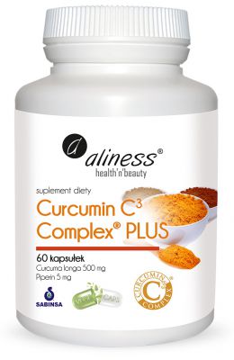 Curcumin C3 complex Plus Kurkuma 500 mg Piperyna 5 mg 60 kaps