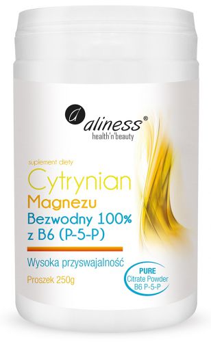 Cytrynian Magnezu Bezwodny 100% z B6 (P-5-P)