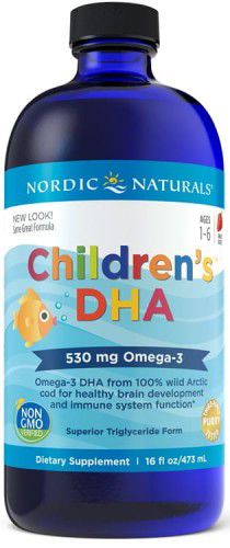 Omega 3 DHA dla dzieci 1-6 lat -473ml