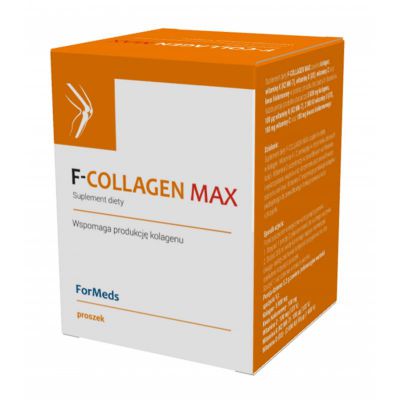 F-Collagen MAX 5000mg Kolagen (wit. D, K2MK7, wit C, kw hialuronowy)