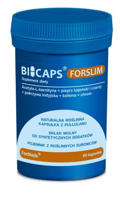 Bicaps ForSlim 60 kaps NA ODCHUDZANIE aż 6 składników w 1 kaps