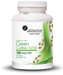 Green Coffee 3200 Zielona Kawa ODCHUDZANIE 100 kaps