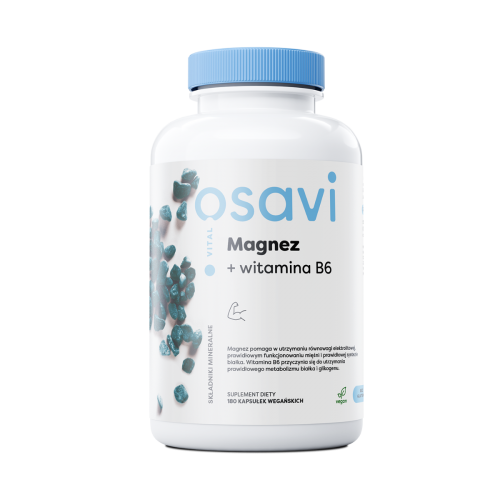 Magnez B6 180 kaps STRES układ nerwowy
