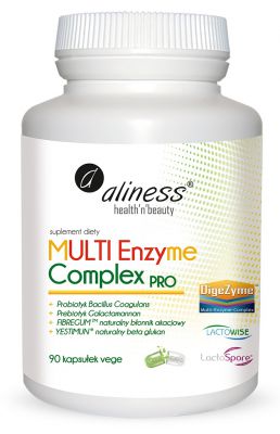 Enzymy Trawienne MULTI Enzyme Complex PRO  90 VEGE KAPS