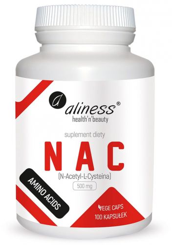 NAC 500mg 100 kaps N-Acetyl-Cysteina
