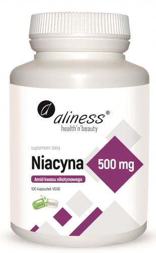 Niacyna witamina B3 500mg x 100 kaps