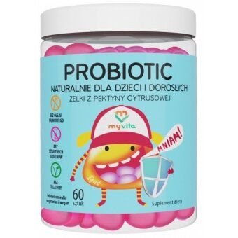 Żelki naturalne Probiotyk 60szt MyVita