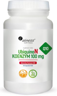 Koenzym Q10 UbiquinoN Naturalny Koenzym Q10 100 mg 100 kaps