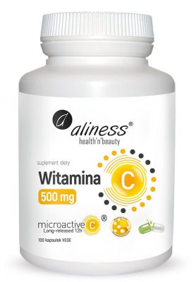 Aliness Witamina C 500 mg microactive 12h 100kaps