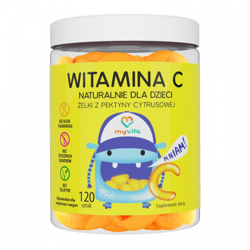 Żelki naturalne Witamina C 120szt