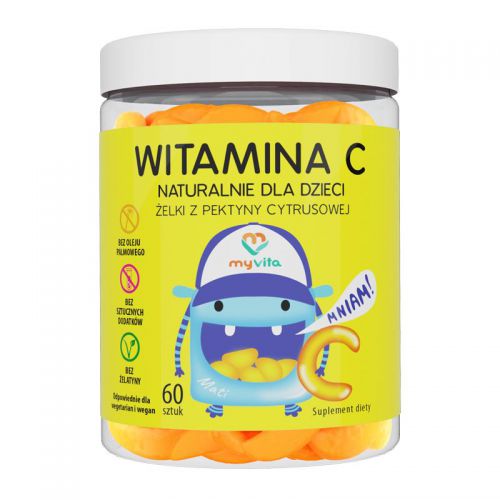 Żelki naturalne Witamina C 60szt
